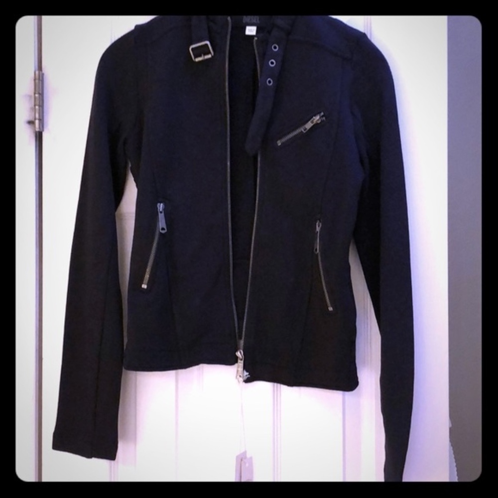 Diesel Moto sweatshirt NWT Black